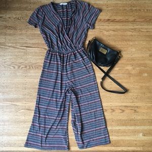 Lush Striped Jumpsuit